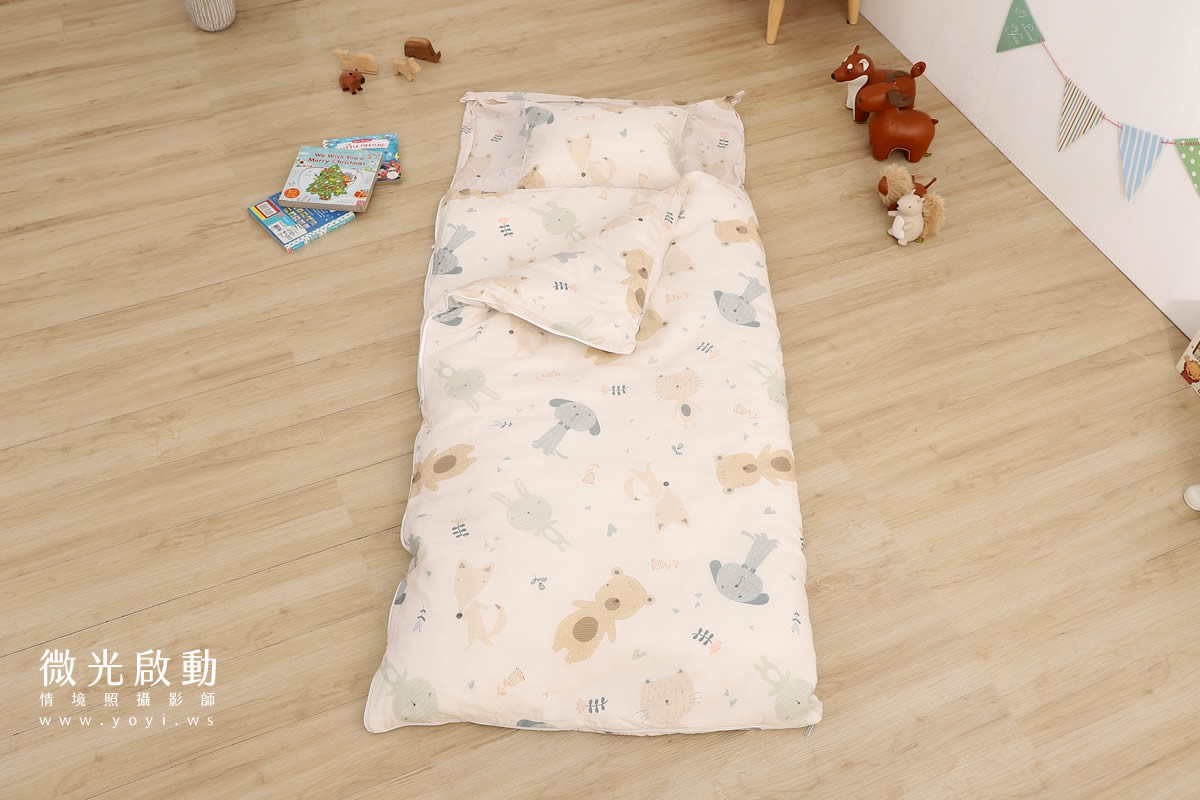 兒童寢具攝影推薦｜幼兒園專用睡墊與寢具組情境攝影｜蒂澄商行 83