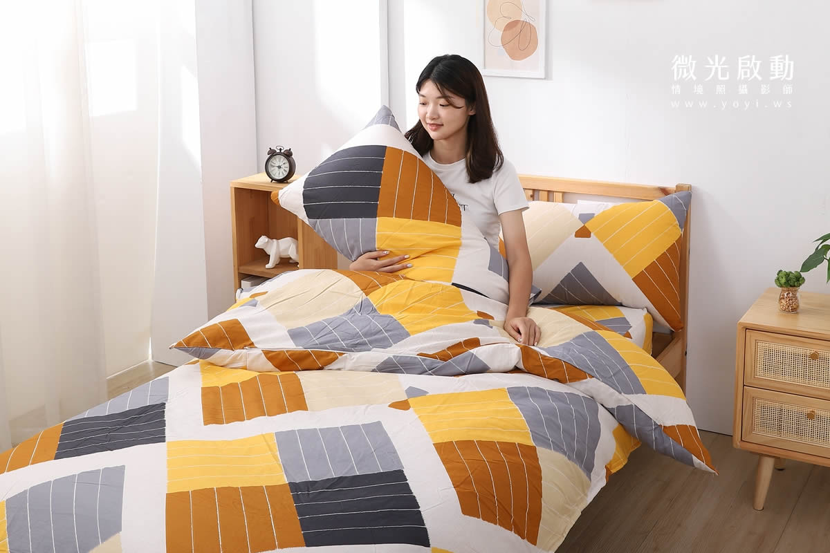 寢具商品攝影｜高支撐機能枕頭模特兒熟睡情境攝影｜新豪國際 67