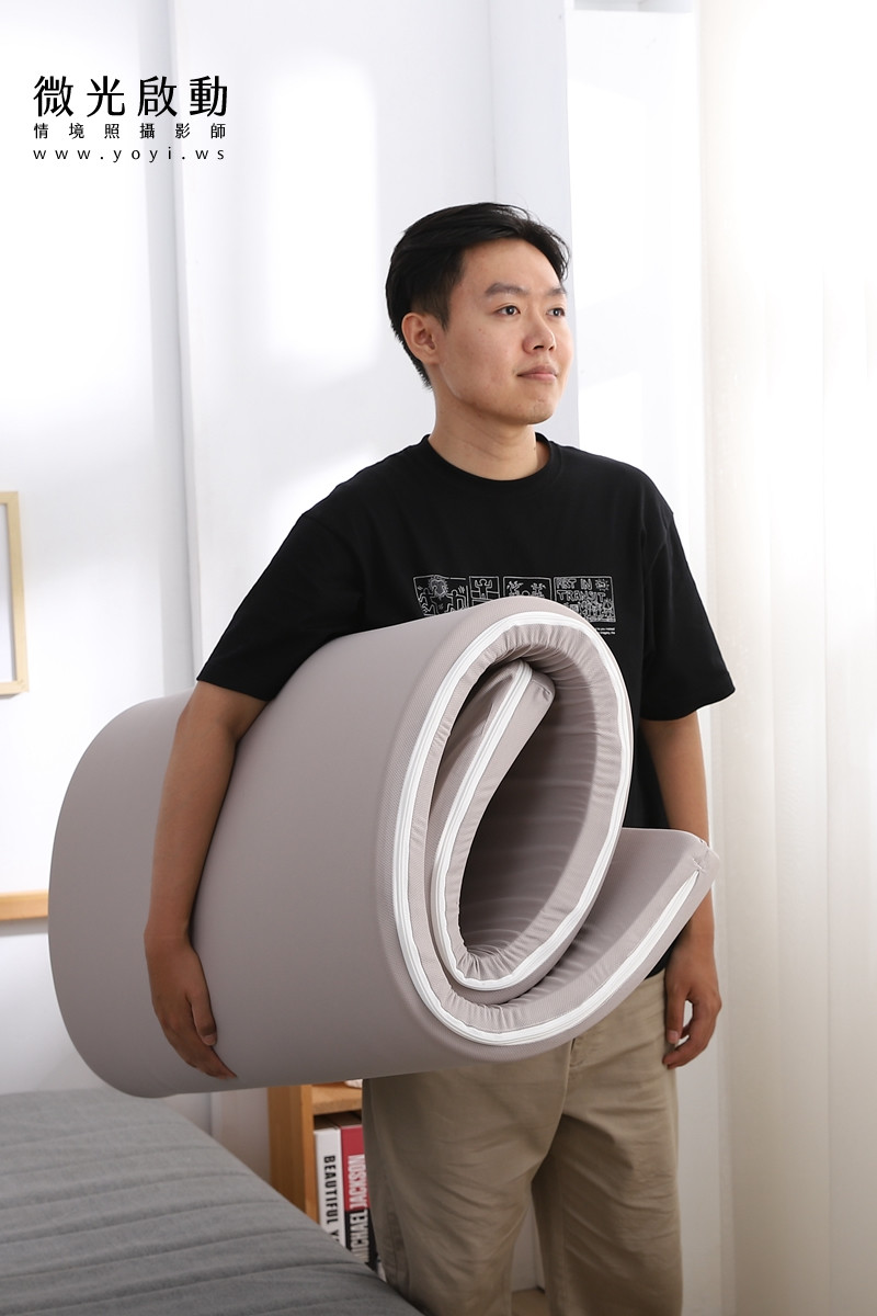 寢具商品攝影｜高支撐機能枕頭模特兒熟睡情境攝影｜新豪國際 81