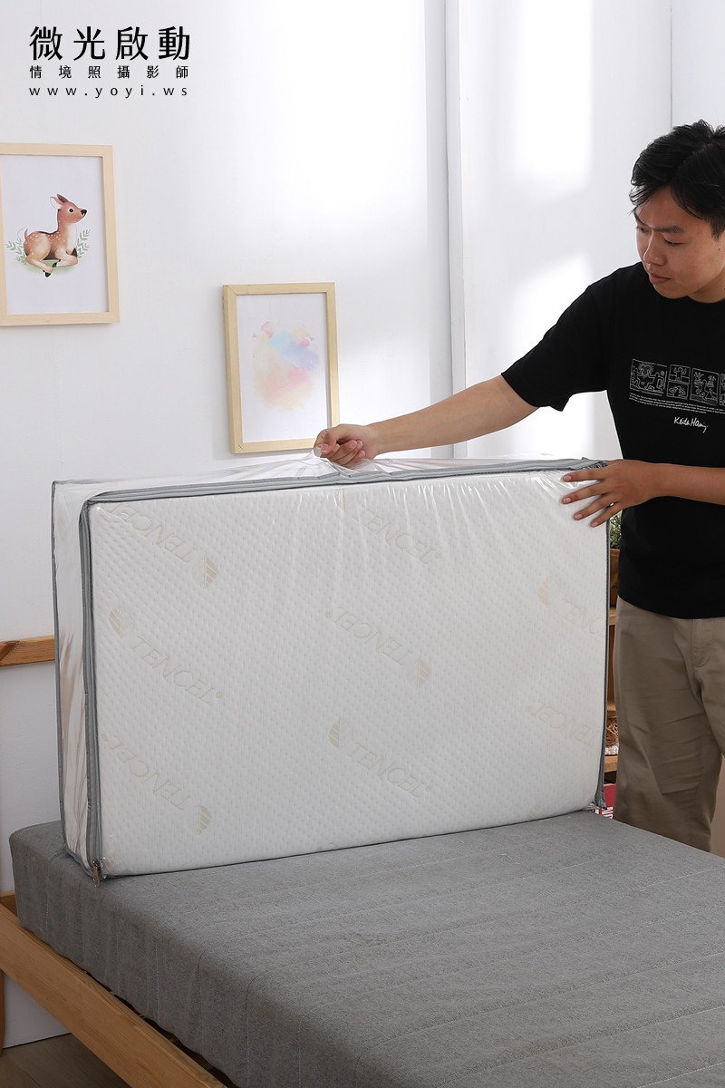 寢具商品攝影｜高支撐機能枕頭模特兒熟睡情境攝影｜新豪國際 93