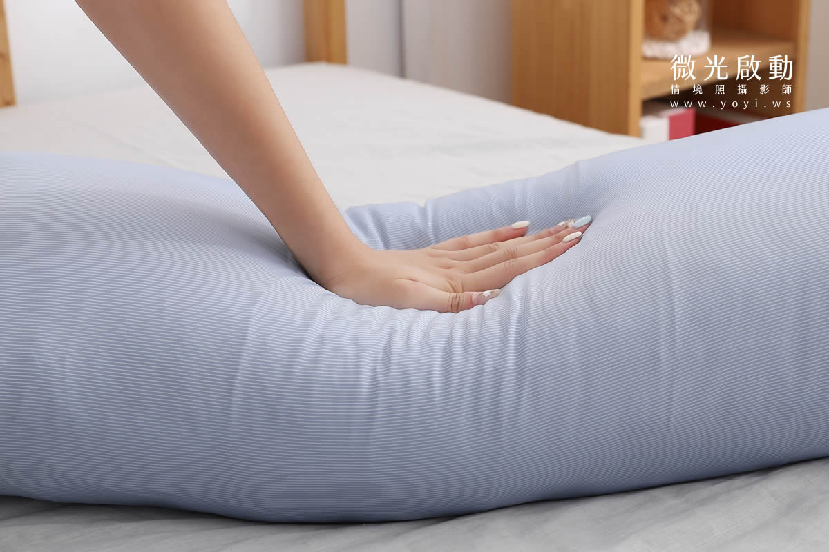 寢具商品攝影｜高支撐機能枕頭模特兒熟睡情境攝影｜新豪國際 95