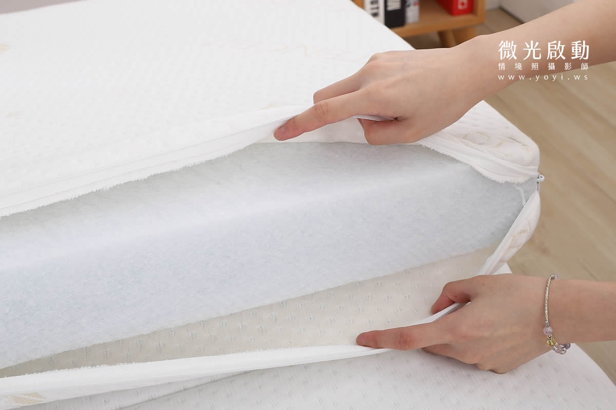 寢具商品攝影｜高支撐機能枕頭模特兒熟睡情境攝影｜新豪國際 143