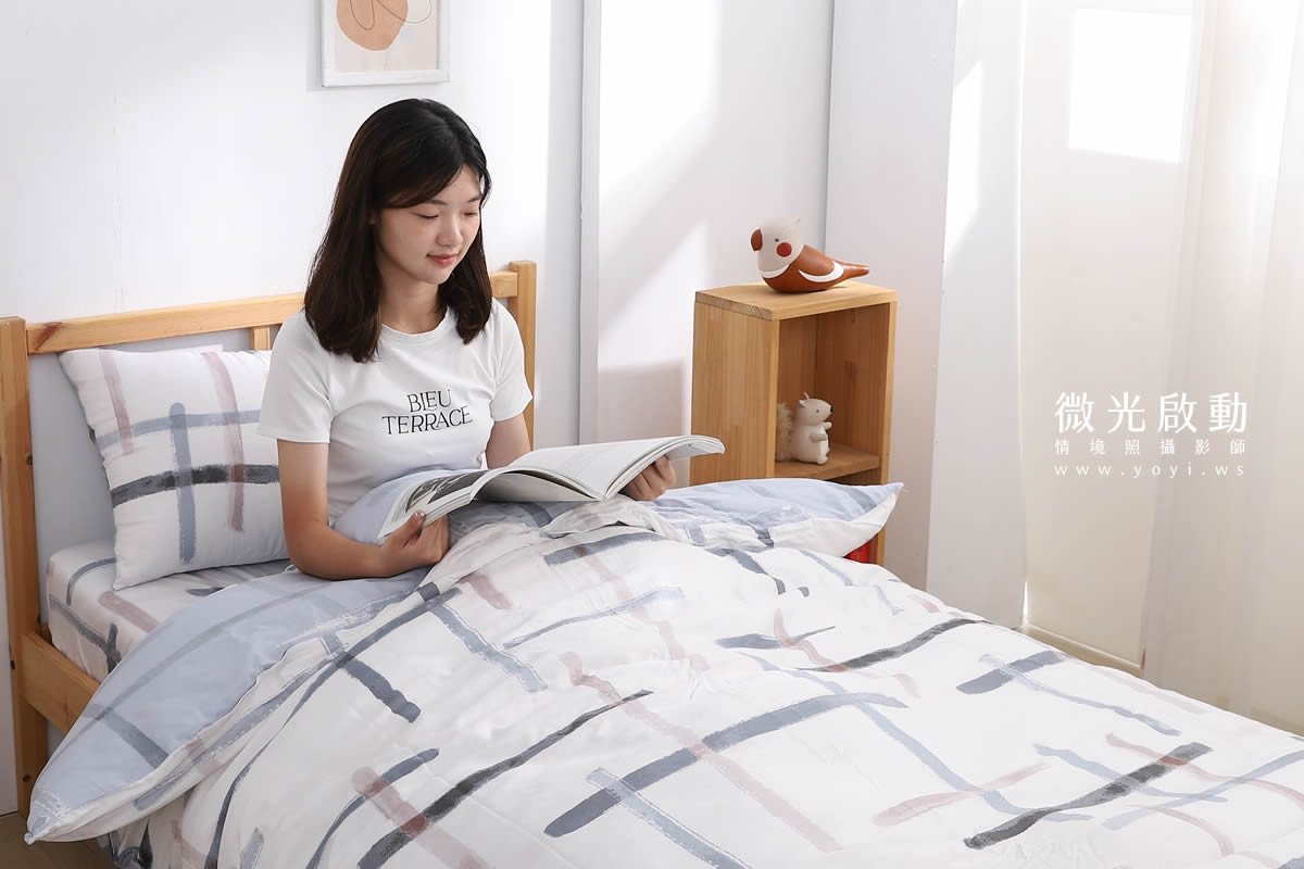 寢具商品攝影｜高支撐機能枕頭模特兒熟睡情境攝影｜新豪國際 155