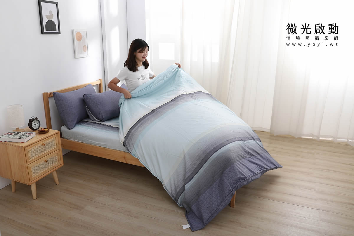 寢具商品攝影｜高支撐機能枕頭模特兒熟睡情境攝影｜新豪國際 163