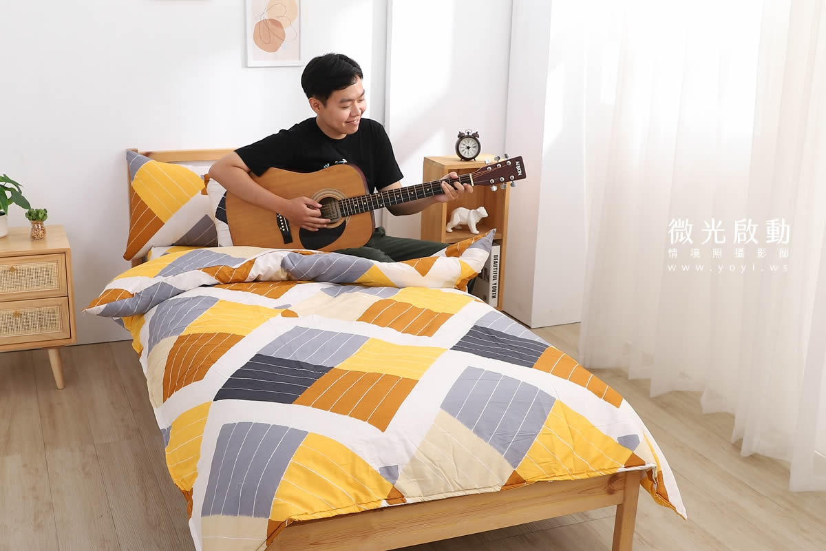 寢具商品攝影｜高支撐機能枕頭模特兒熟睡情境攝影｜新豪國際 181