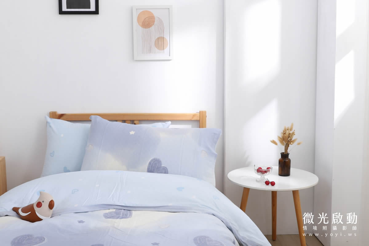寢具商品攝影｜高支撐機能枕頭模特兒熟睡情境攝影｜新豪國際 195