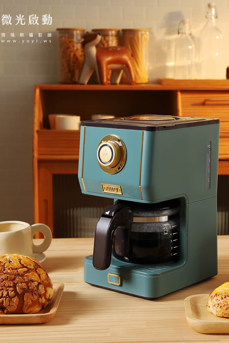 小家電商品攝影｜Toffy 復古美型咖啡機溫馨情境攝影｜Toffy 3