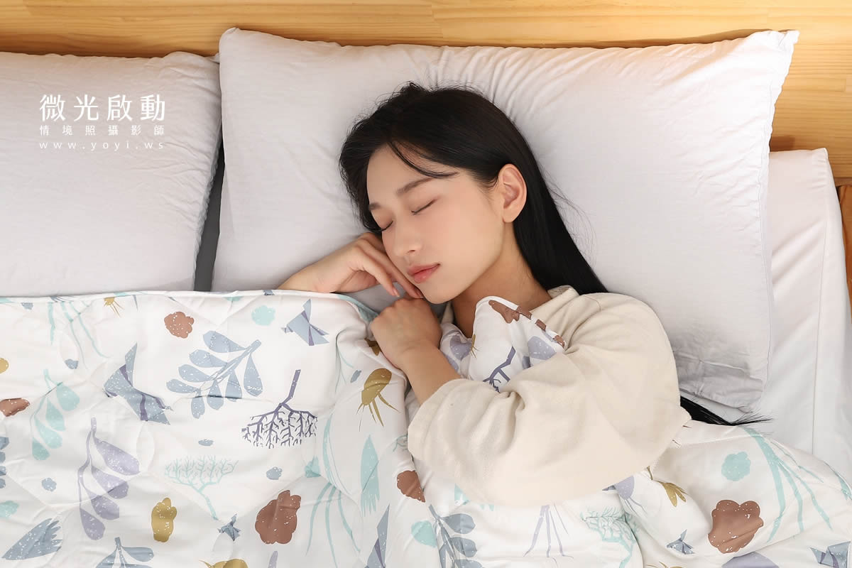 寢具商品攝影｜智靈捷機能床墊與寢具模特兒情境攝影｜智靈捷 19