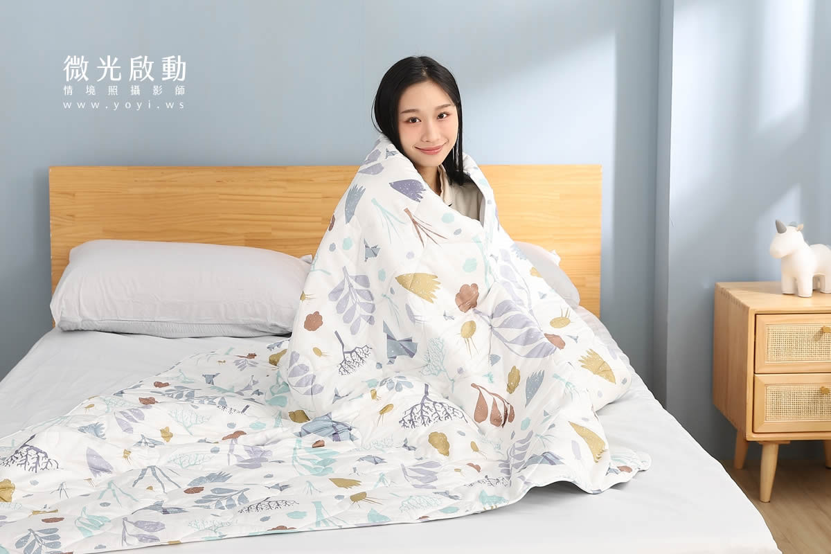 寢具商品攝影｜智靈捷機能床墊與寢具模特兒情境攝影｜智靈捷 23