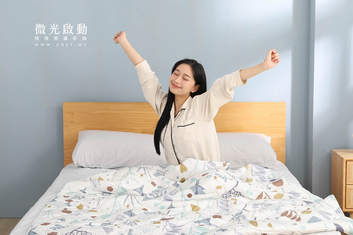 寢具商品攝影｜智靈捷機能床墊與寢具模特兒情境攝影｜智靈捷 45