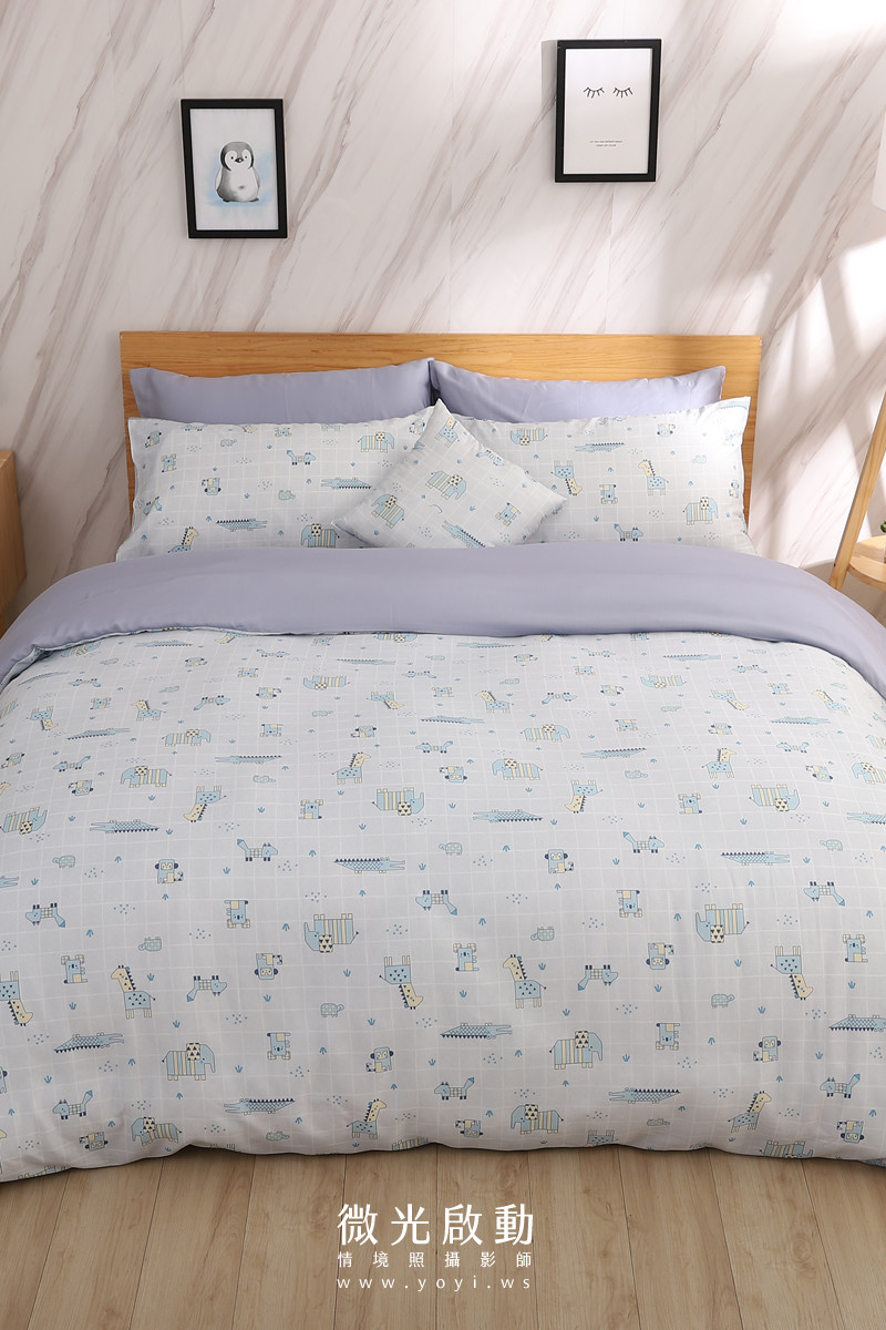 寢具商品攝影｜清新明亮雙人床包組浪漫情境攝影 17