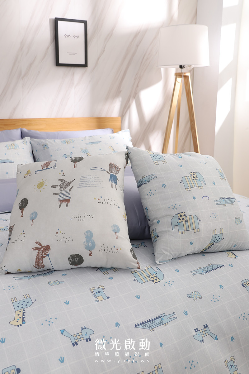 寢具商品攝影｜清新明亮雙人床包組浪漫情境攝影 29