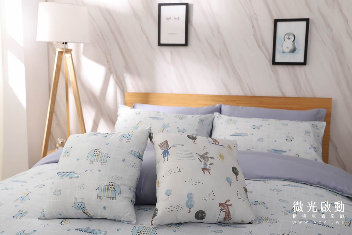 寢具商品攝影｜清新明亮雙人床包組浪漫情境攝影 57