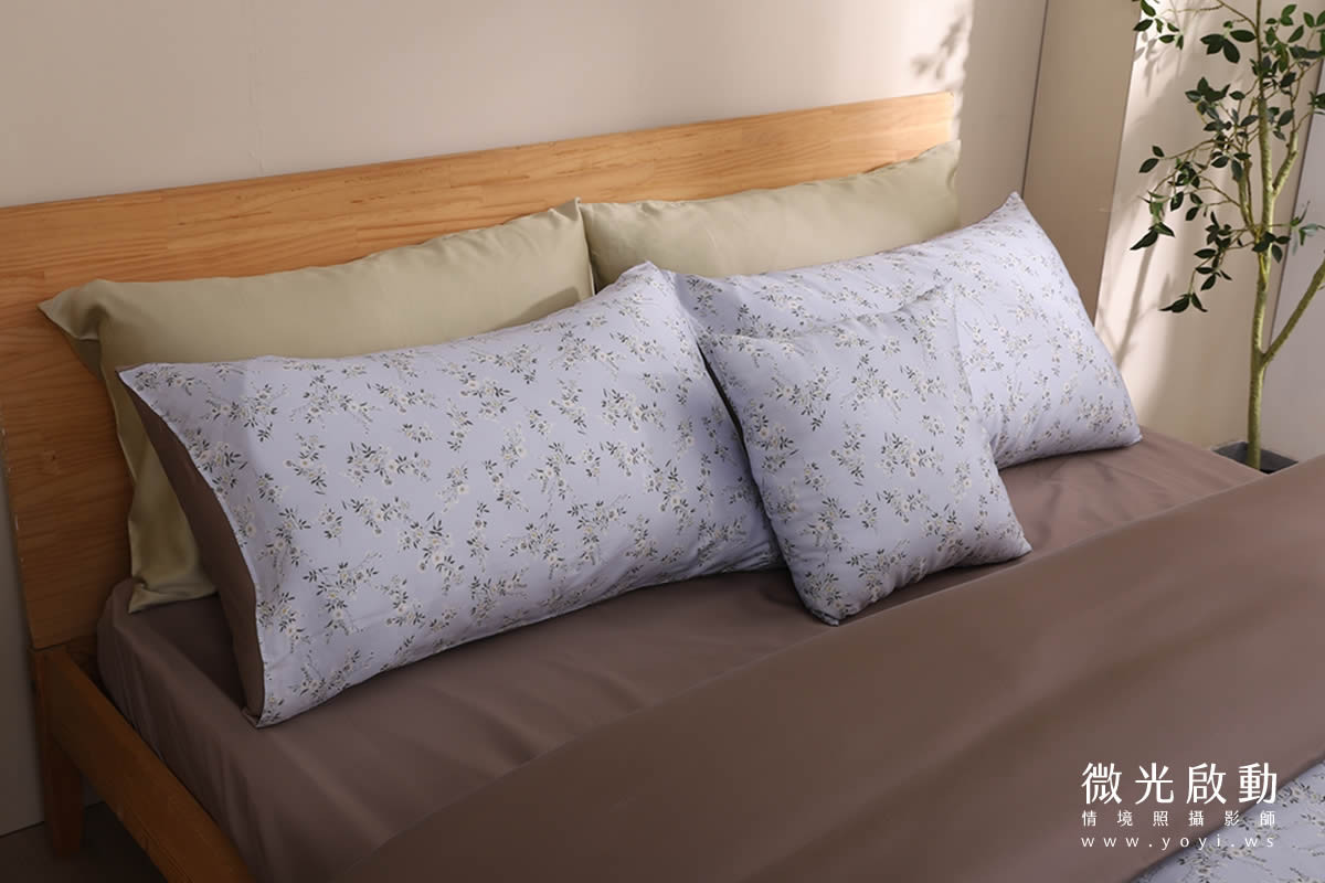 寢具商品攝影｜清新明亮雙人床包組浪漫情境攝影 69
