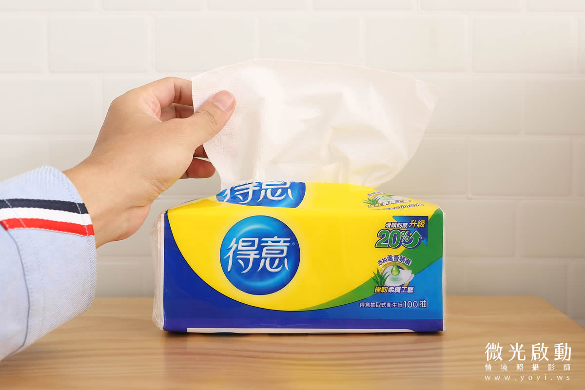 得意衛生紙商品攝影｜居家衛浴空間柔軟抽取式面紙情境攝影 19