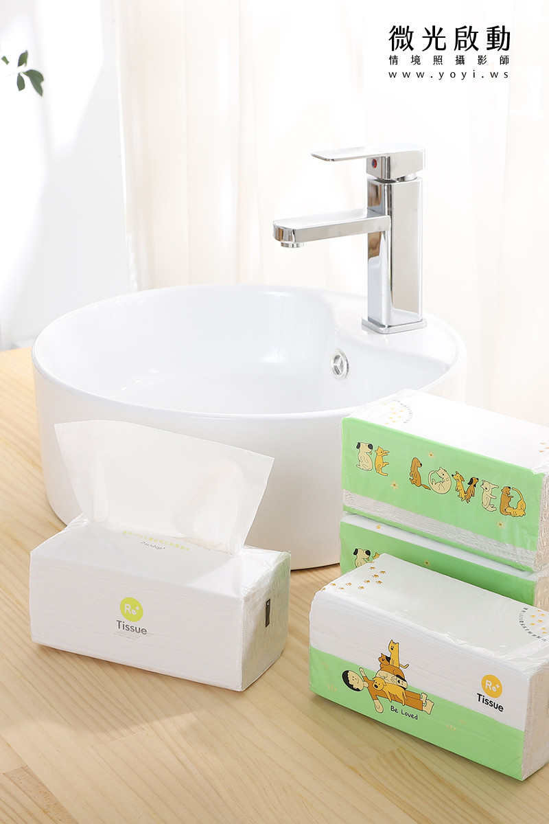 衛生紙商品攝影｜ReTissue 在乎衛生紙環保純淨情境攝影｜ReTissue. 1