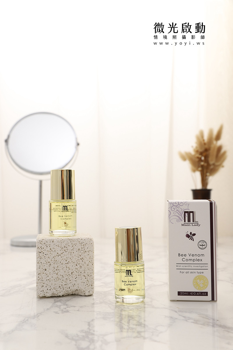 美妝保養品攝影｜植萃精華液自然綠植情境攝影｜敬德太和 7