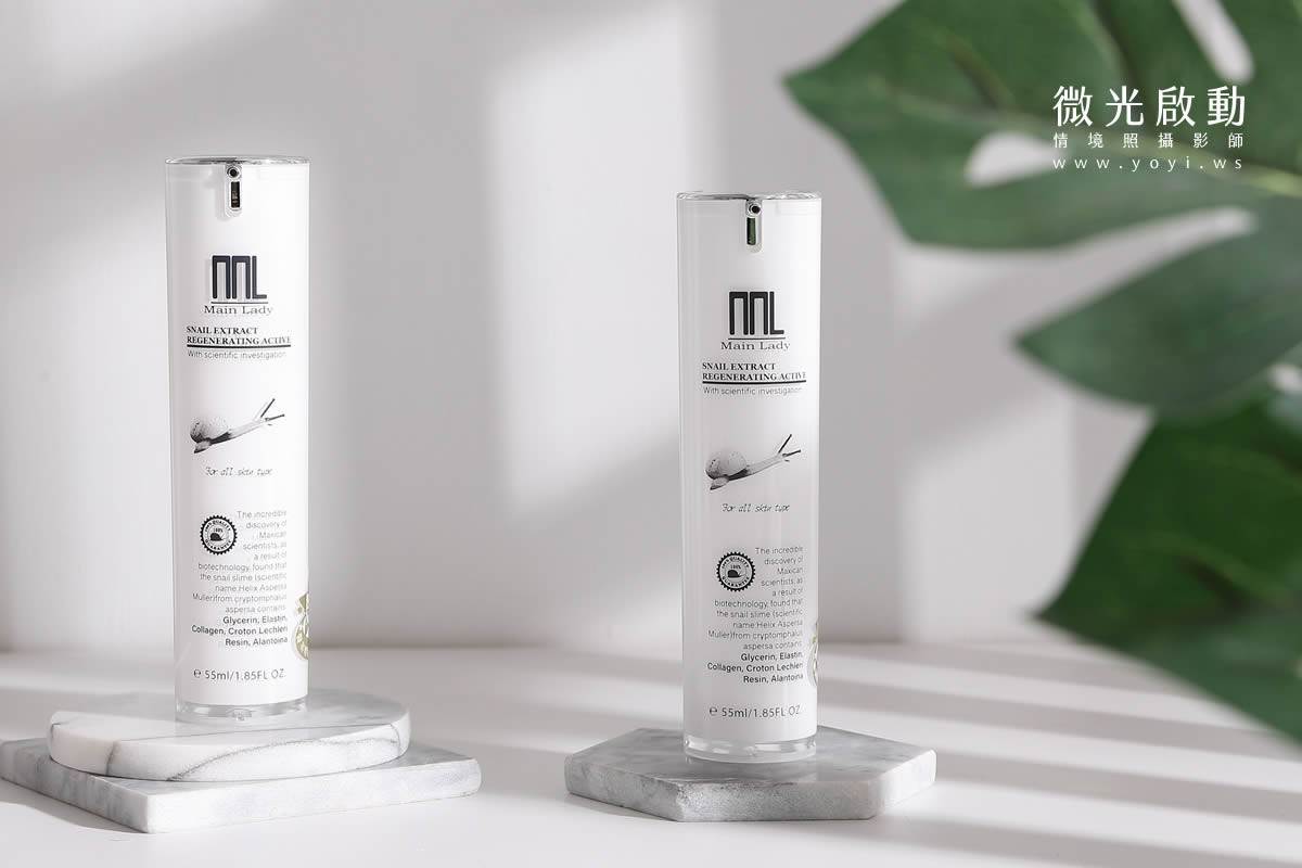 美妝保養品攝影｜植萃精華液自然綠植情境攝影｜敬德太和 25