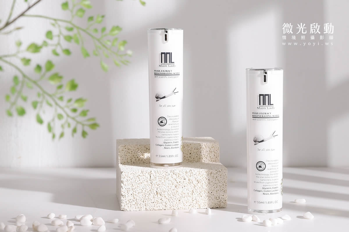 美妝保養品攝影｜植萃精華液自然綠植情境攝影｜敬德太和 31
