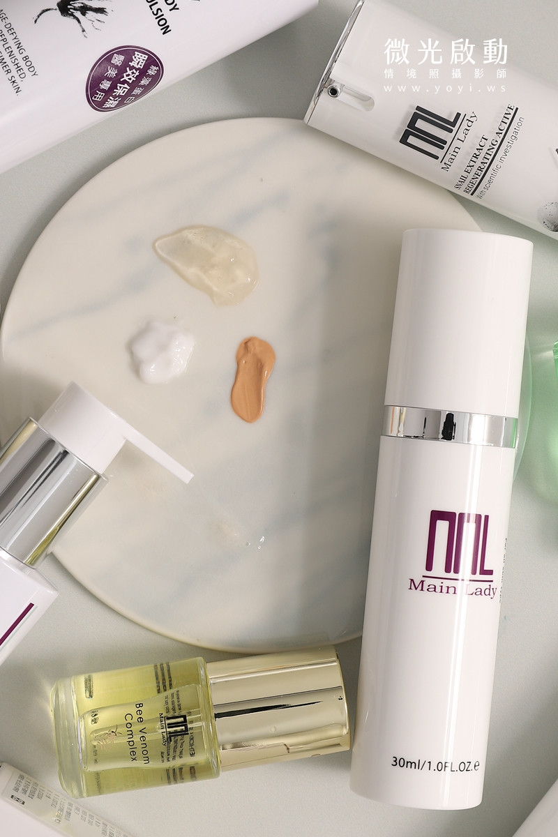 美妝保養品攝影｜植萃精華液自然綠植情境攝影｜敬德太和 59