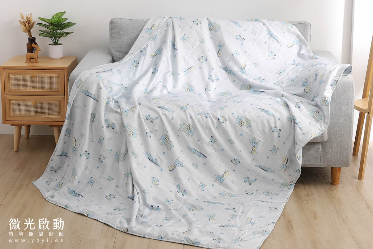 寢具配件攝影｜灰色質感沙發毯保暖情境攝影｜瑞益寢具 25