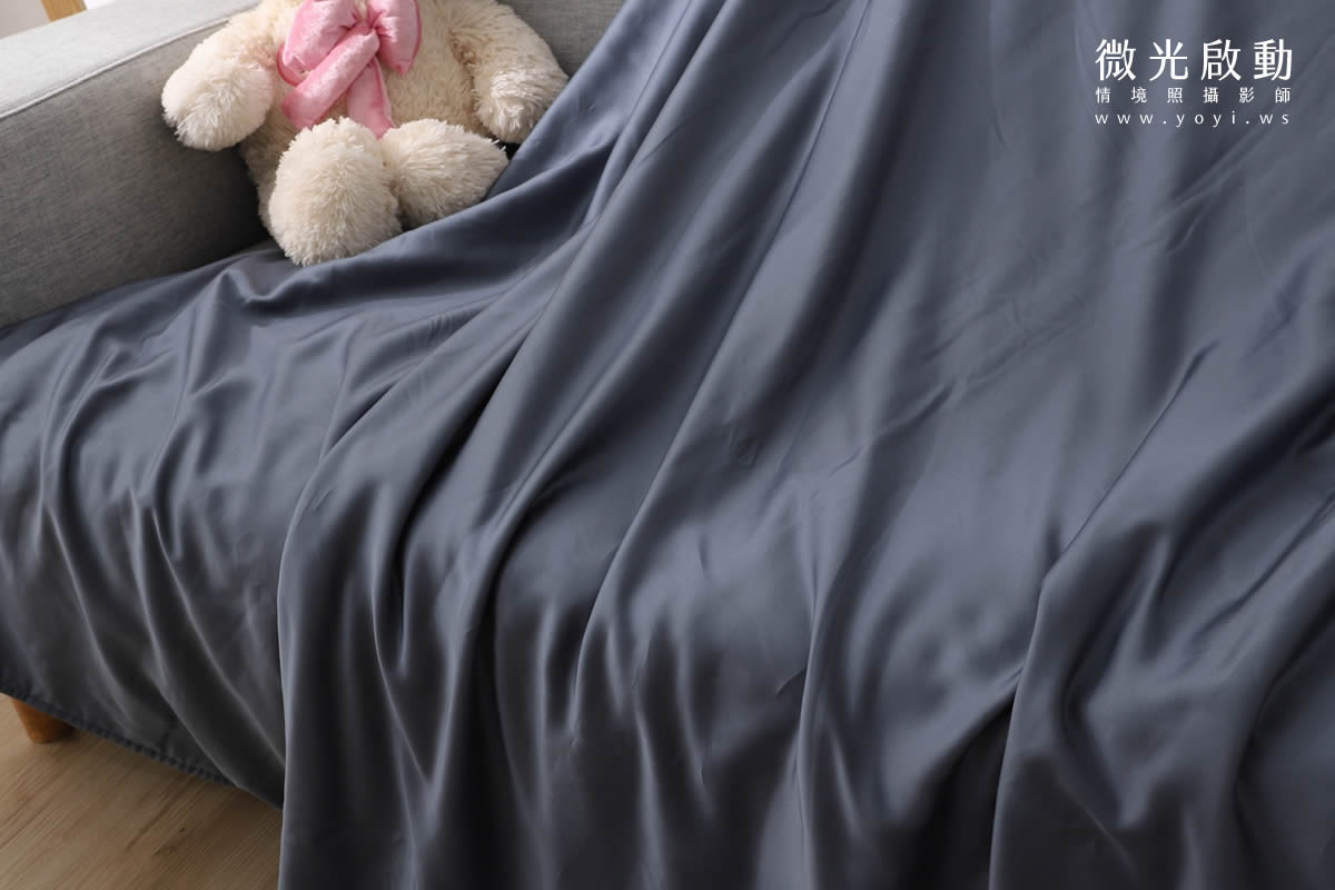 寢具配件攝影｜灰色質感沙發毯保暖情境攝影｜瑞益寢具 43