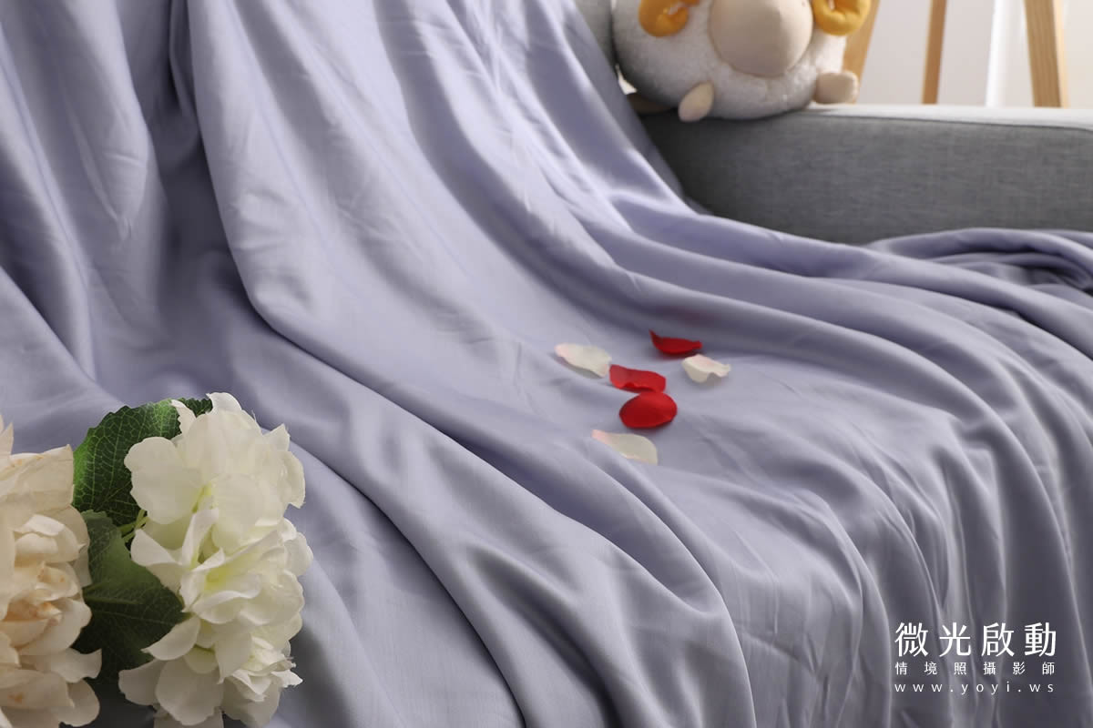 寢具配件攝影｜灰色質感沙發毯保暖情境攝影｜瑞益寢具 69