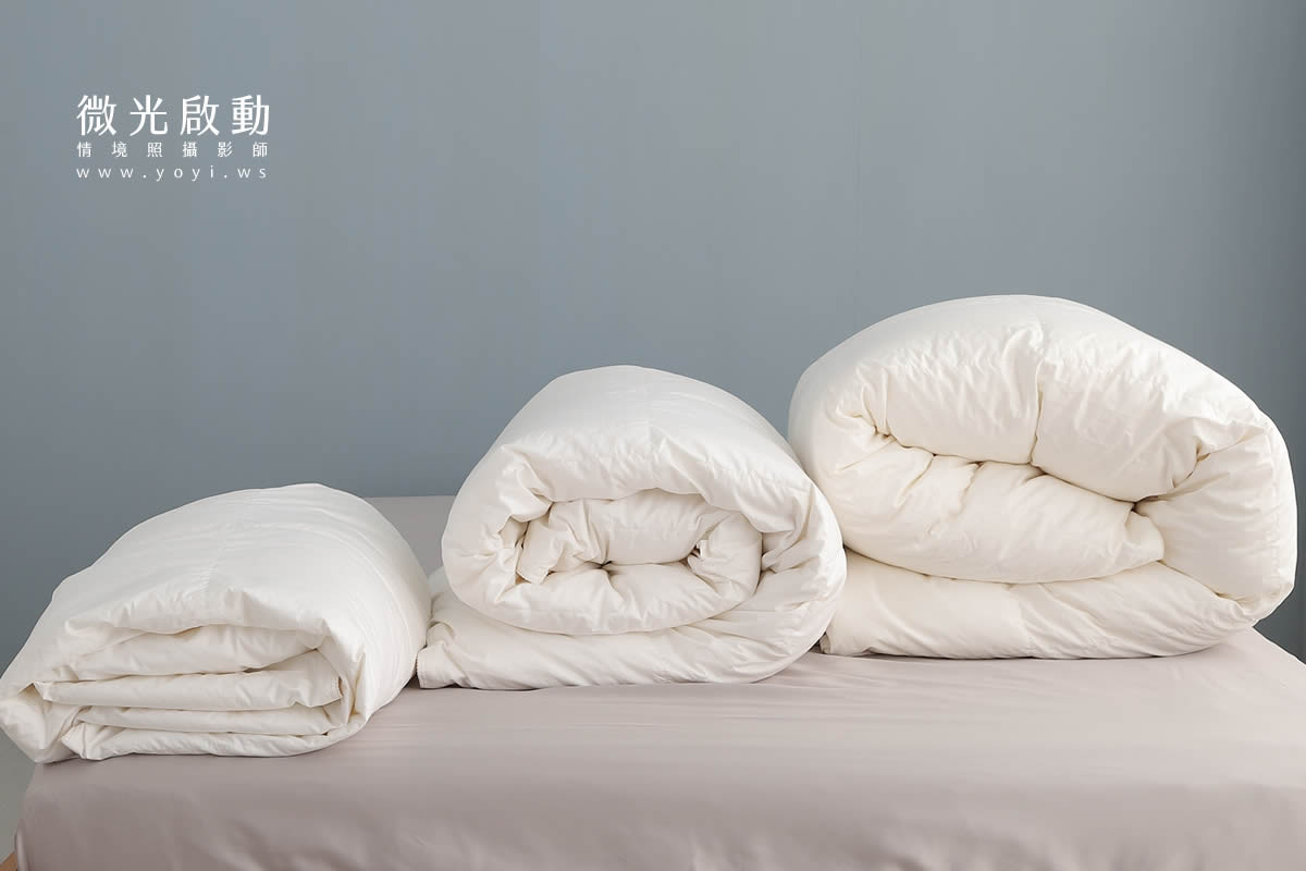 品牌羽絨被攝影｜合隆羽藏高保暖冬被純白情境攝影 65