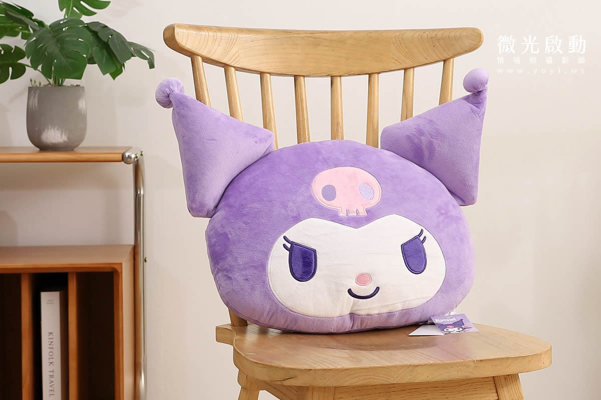 卡通聯名抱枕攝影｜Hello Kitty 粉色花卉藝術風格抱枕情境攝影｜床的嫁紗 9