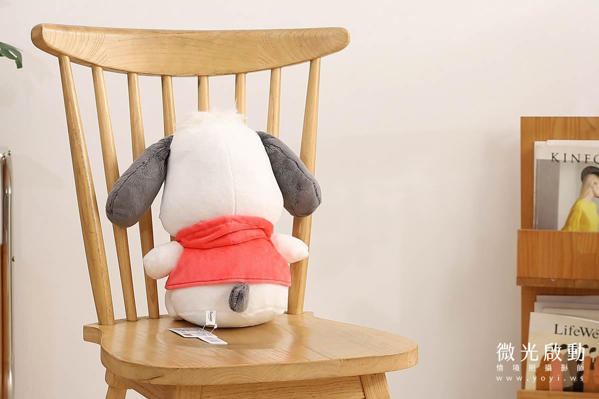 卡通聯名抱枕攝影｜Hello Kitty 粉色花卉藝術風格抱枕情境攝影｜床的嫁紗 19