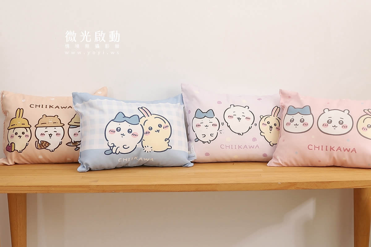 卡通聯名抱枕攝影｜Hello Kitty 粉色花卉藝術風格抱枕情境攝影｜床的嫁紗 41