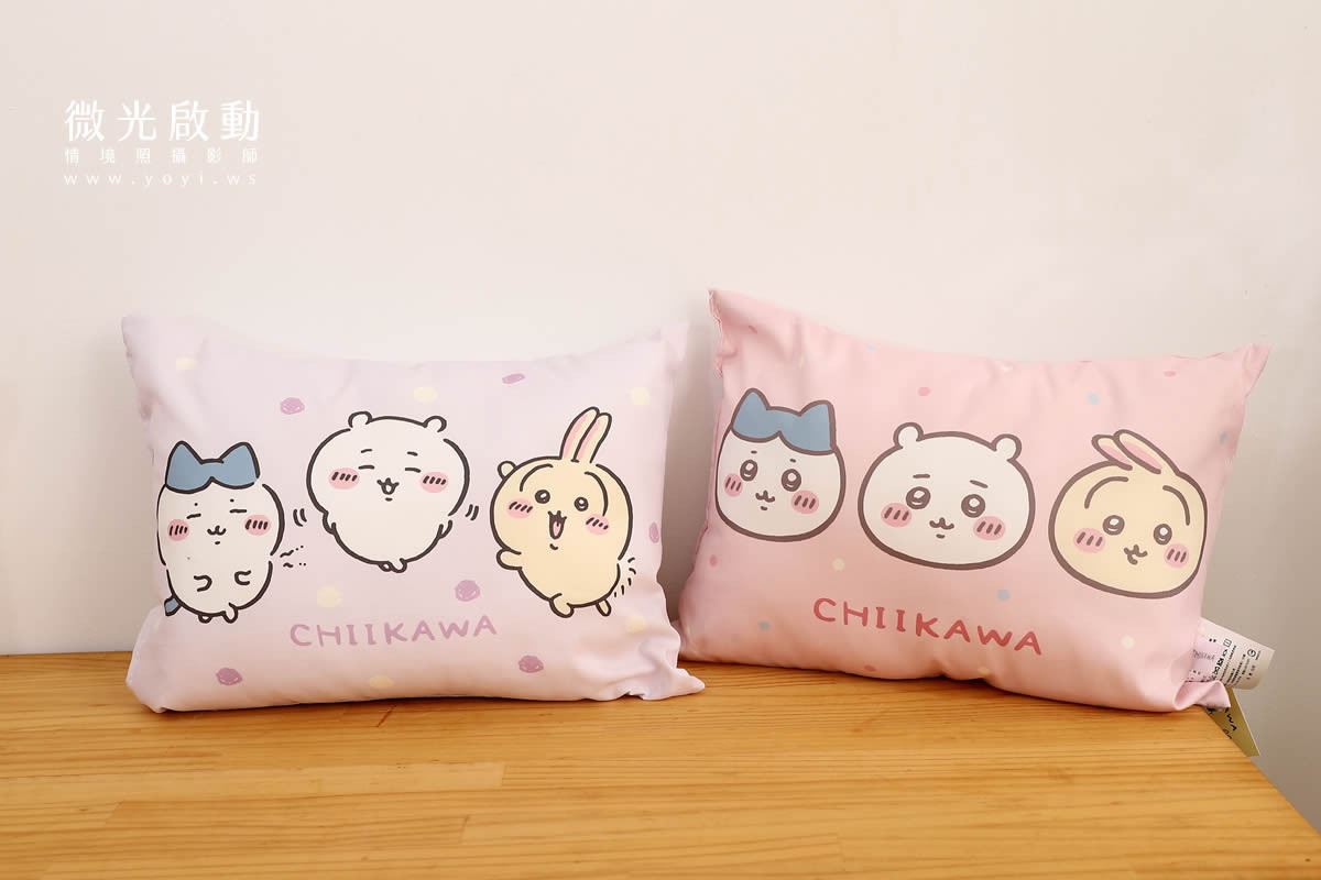 卡通聯名抱枕攝影｜Hello Kitty 粉色花卉藝術風格抱枕情境攝影｜床的嫁紗 45