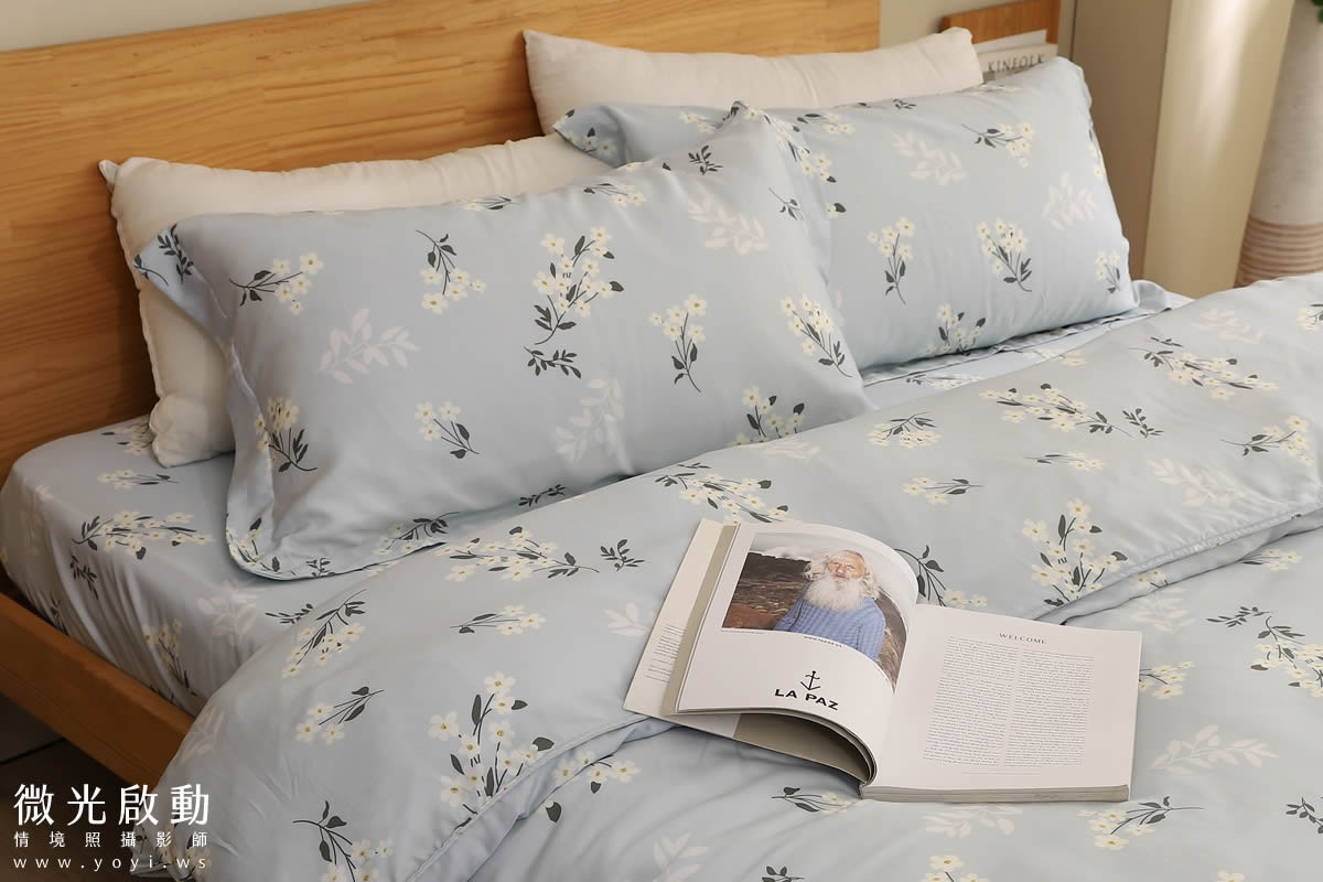 高品質寢具商品攝影 床組形象照