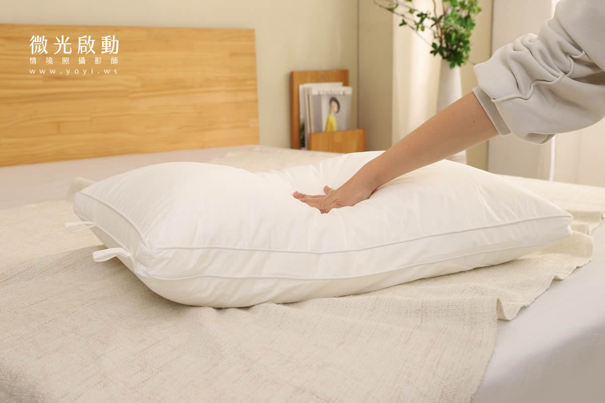 簡單大方寢具商品攝影 床墊情境拍攝