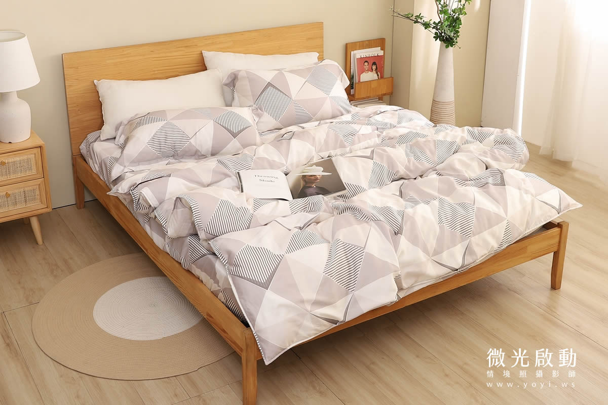 專業棚拍寢具商品攝影 枕頭特寫拍攝
