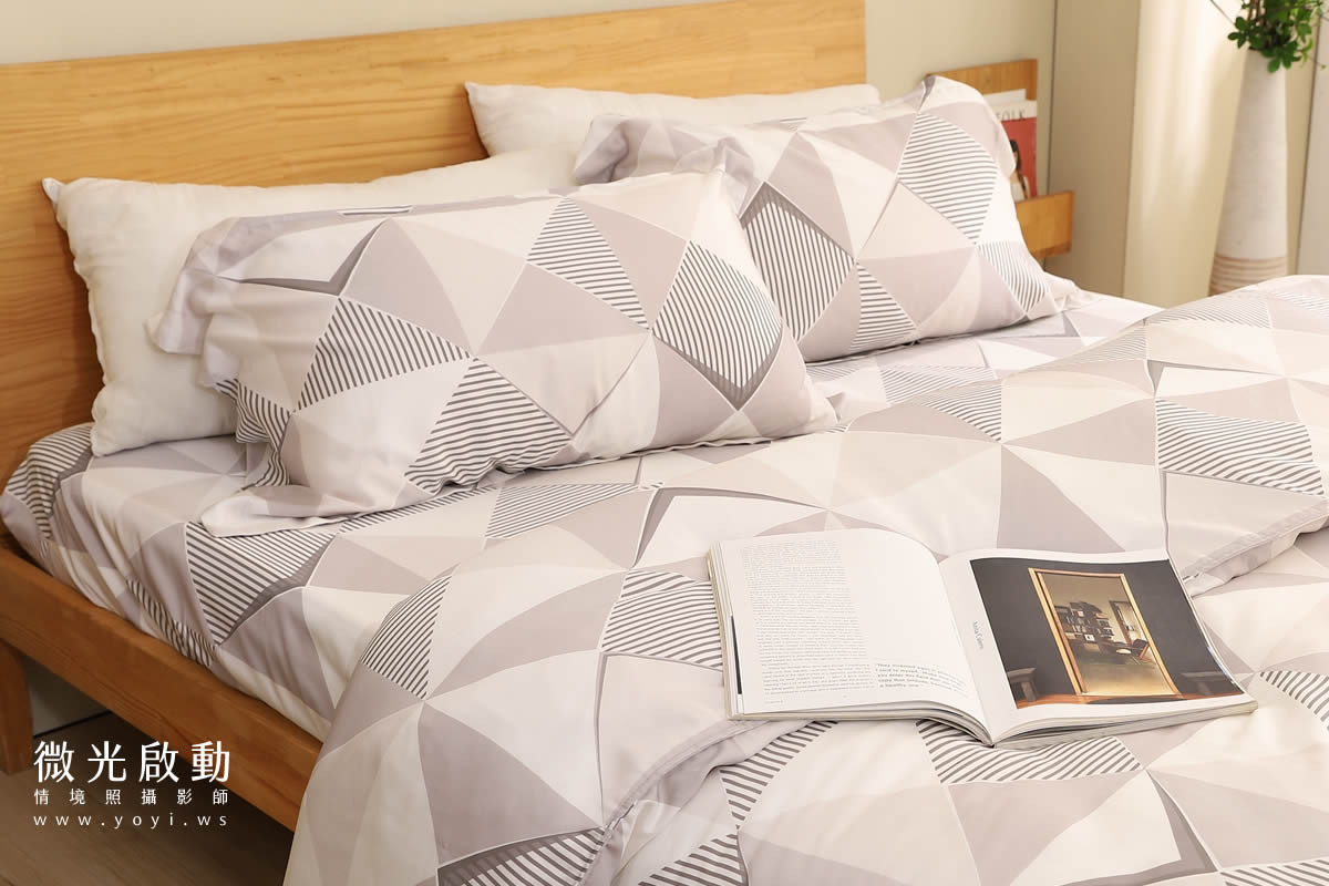 經典款式寢具商品攝影 棉被展示照