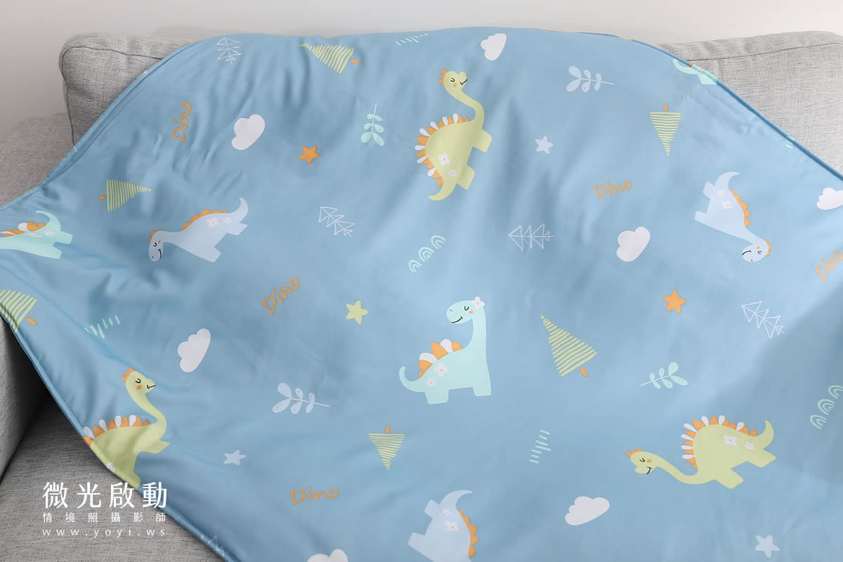 兒童涼被攝影｜夏季透氣涼感圖騰兒童涼被情境攝影｜蒂澄商行 15