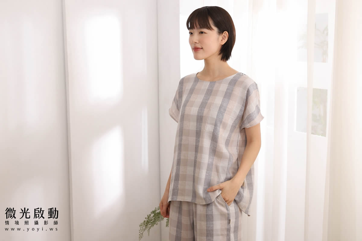 居家服飾攝影｜舒適輕柔居家服模特兒情境攝影｜吉宏國際 15