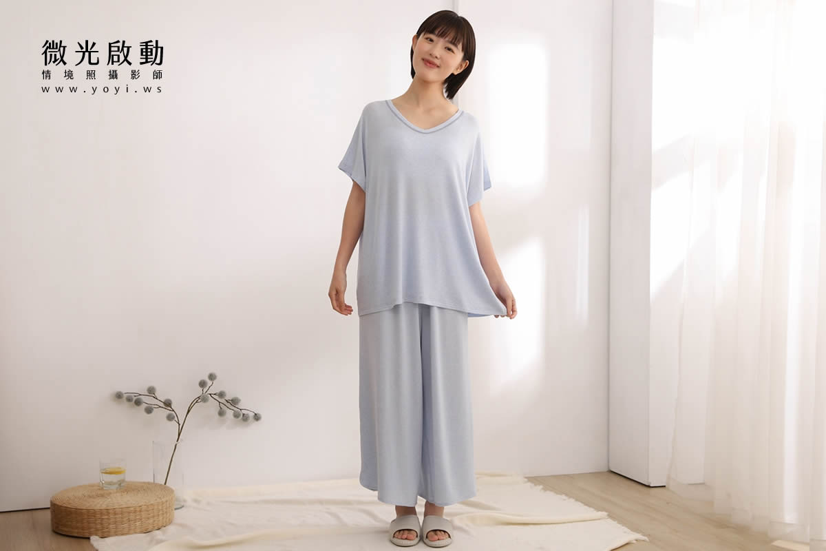 居家服飾攝影｜舒適輕柔居家服模特兒情境攝影｜吉宏國際 37