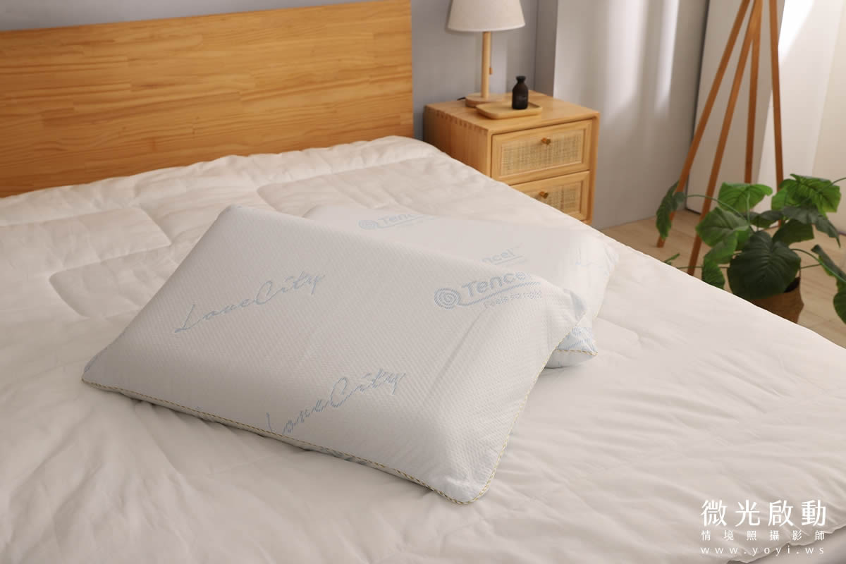 枕頭商品攝影｜純白高支撐力機能枕頭居家情境攝影｜蒂澄商行 3
