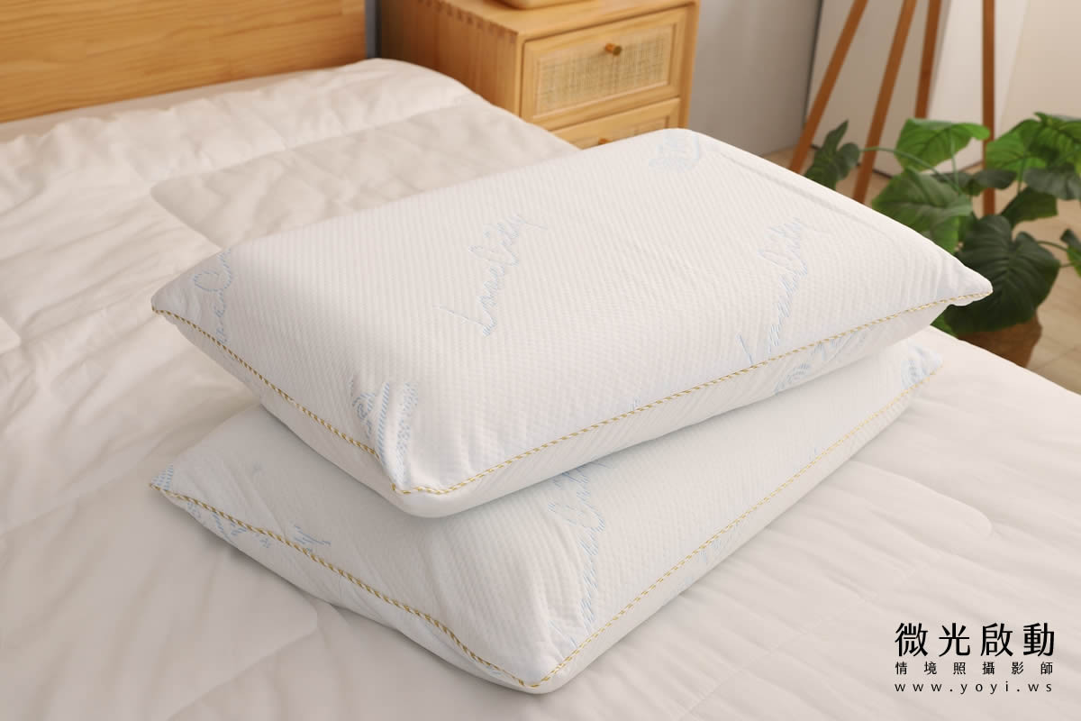 枕頭商品攝影｜純白高支撐力機能枕頭居家情境攝影｜蒂澄商行 7