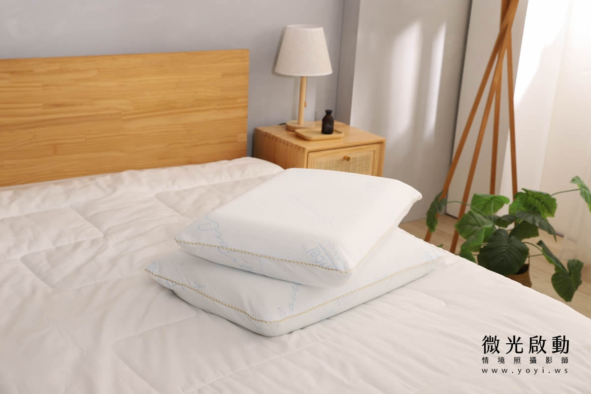枕頭商品攝影｜純白高支撐力機能枕頭居家情境攝影｜蒂澄商行 9