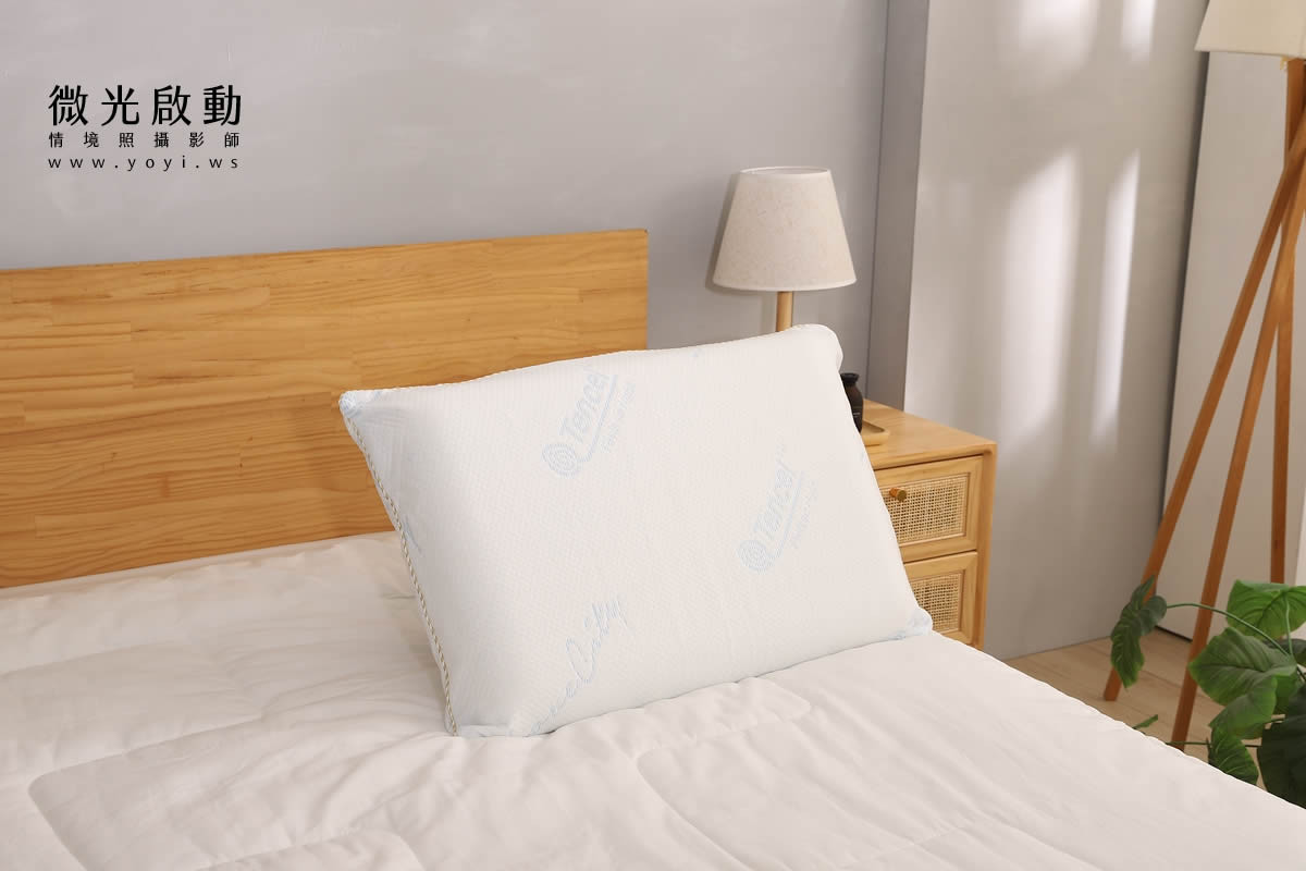 枕頭商品攝影｜純白高支撐力機能枕頭居家情境攝影｜蒂澄商行 11