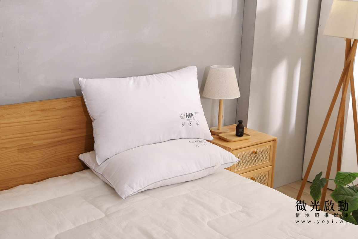 枕頭商品攝影｜純白高支撐力機能枕頭居家情境攝影｜蒂澄商行 15