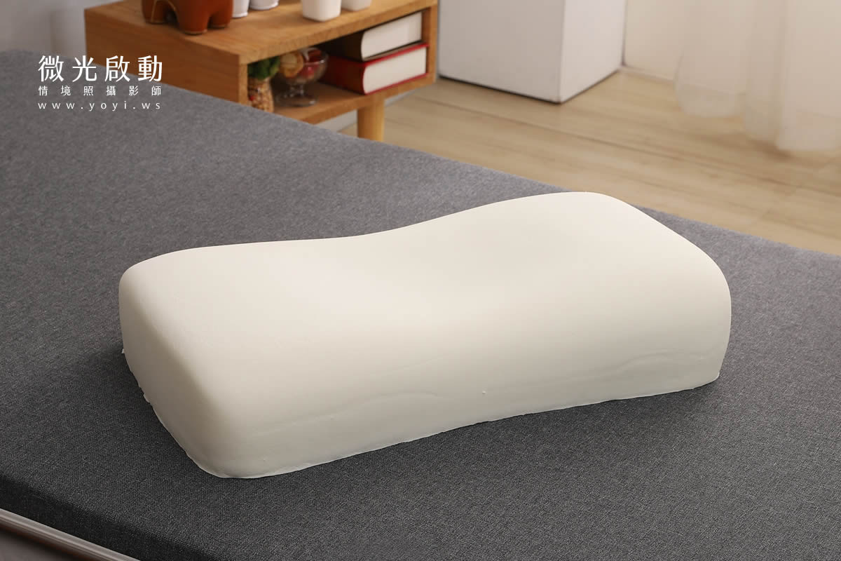 床墊攝影｜冠裕單人床墊與機能枕頭情境攝影｜冠裕 1