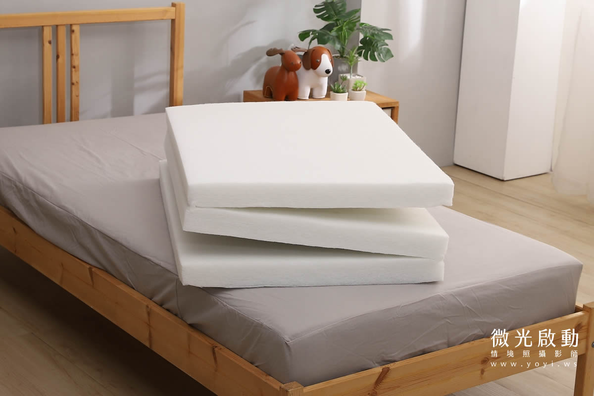 床墊攝影｜冠裕單人床墊與機能枕頭情境攝影｜冠裕 13