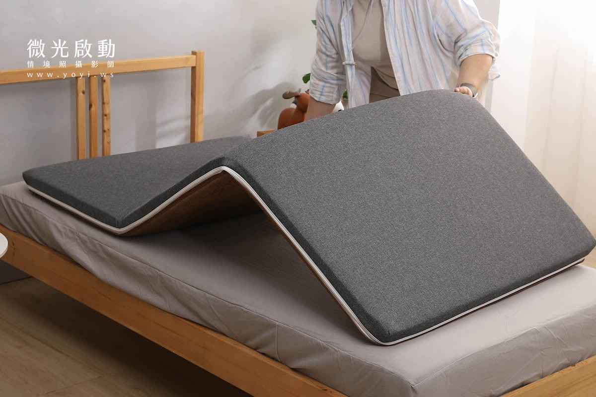 床墊攝影｜冠裕單人床墊與機能枕頭情境攝影｜冠裕 19