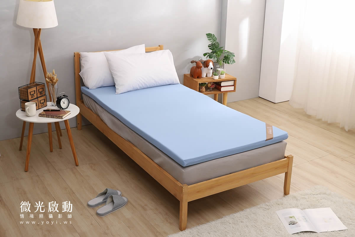 床墊攝影｜冠裕單人床墊與機能枕頭情境攝影｜冠裕 25