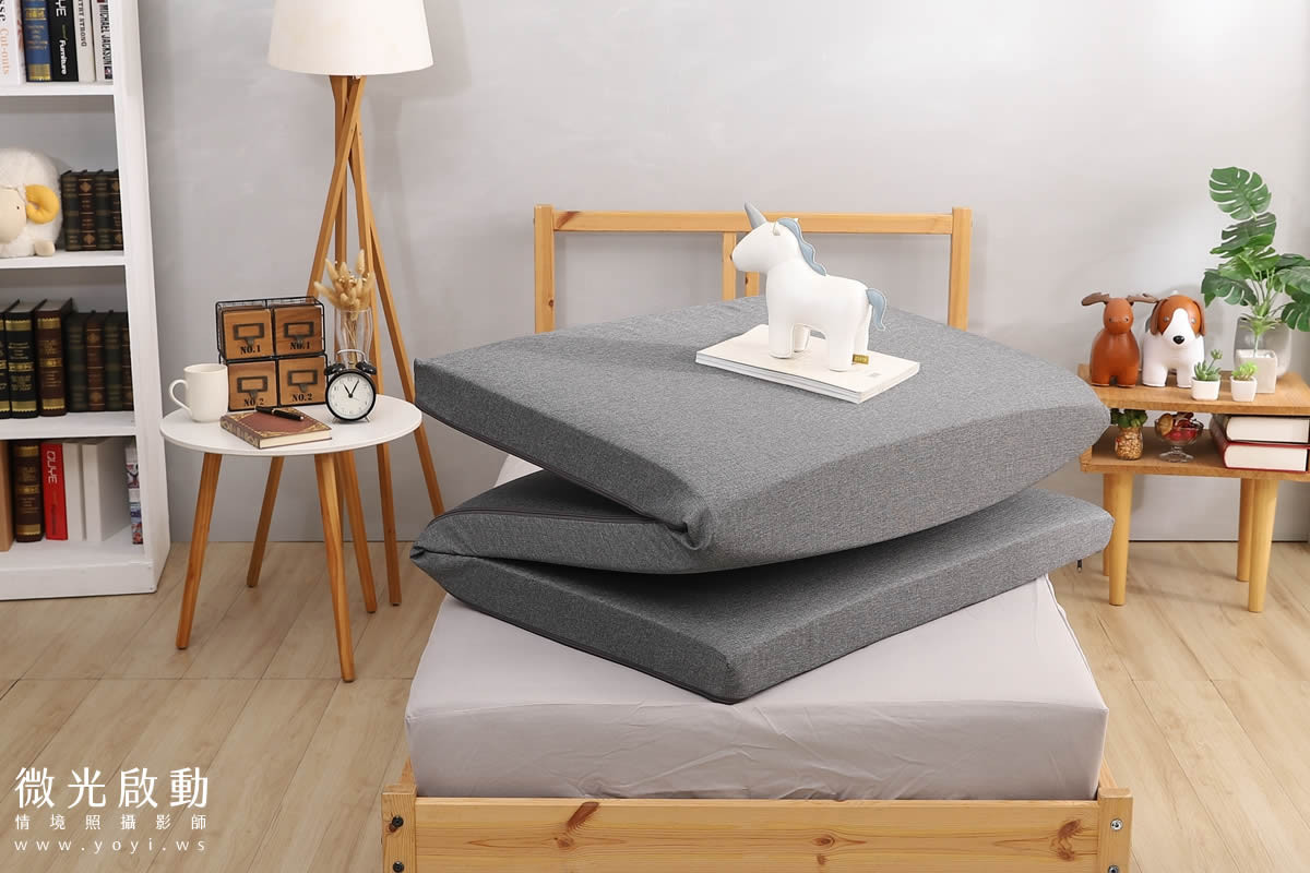 床墊攝影｜冠裕單人床墊與機能枕頭情境攝影｜冠裕 39