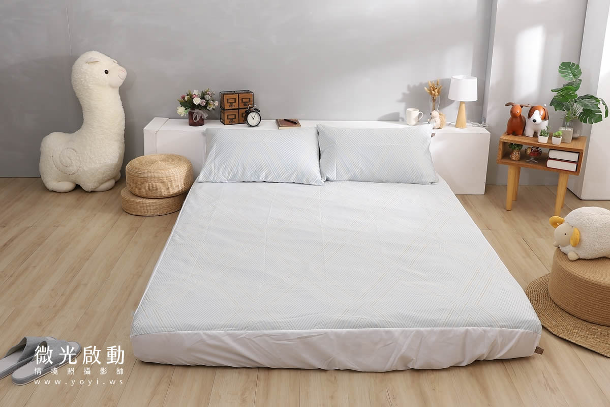 床墊攝影｜冠裕單人床墊與機能枕頭情境攝影｜冠裕 107